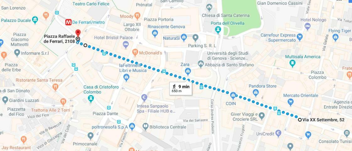 La Maison Nel Cuore Di Genova Free Parking Экстерьер фото
